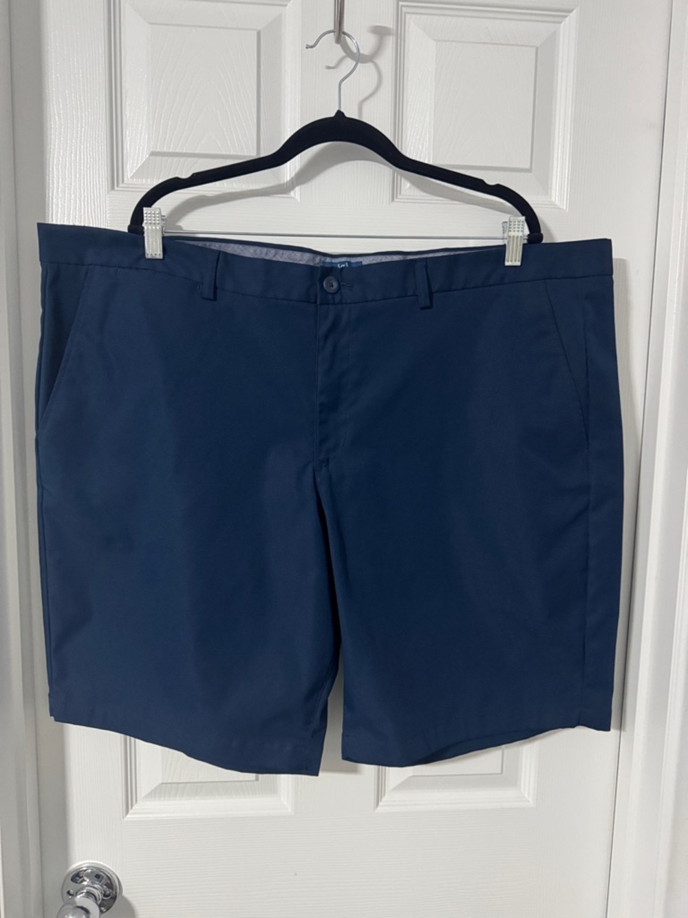 George Men's Navy Flat Front Shorts
